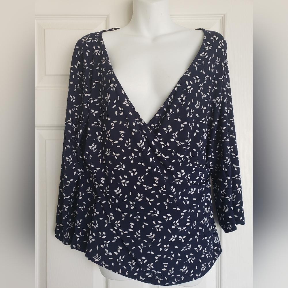 Two Piece CHAPS Blouse and Skirt Set XL